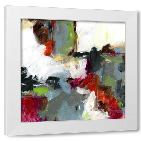 Urban I White Modern Wood Framed Art Print by King