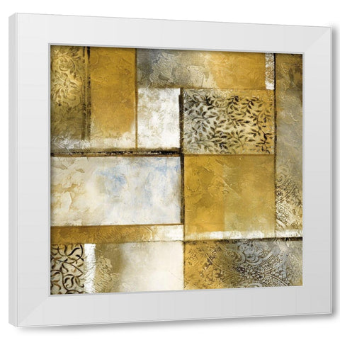 Southhampton II White Modern Wood Framed Art Print by King