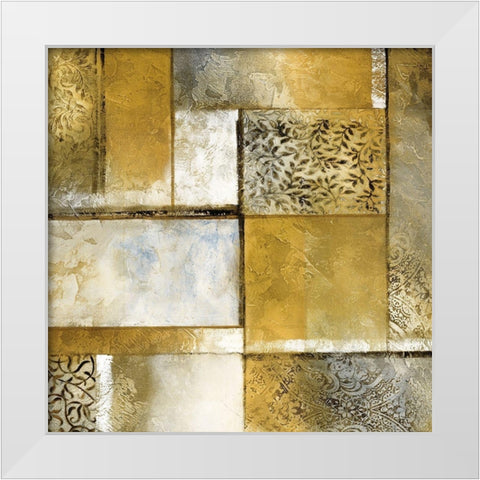 Southhampton II White Modern Wood Framed Art Print by King