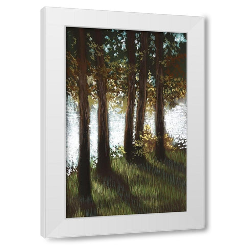 Daybreak I White Modern Wood Framed Art Print by Ricci