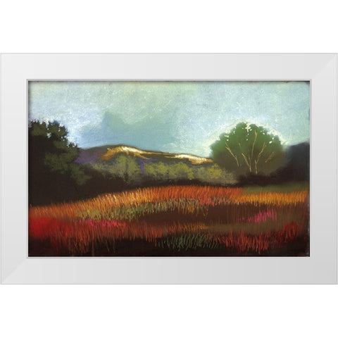Summer Valley I White Modern Wood Framed Art Print by Ricci