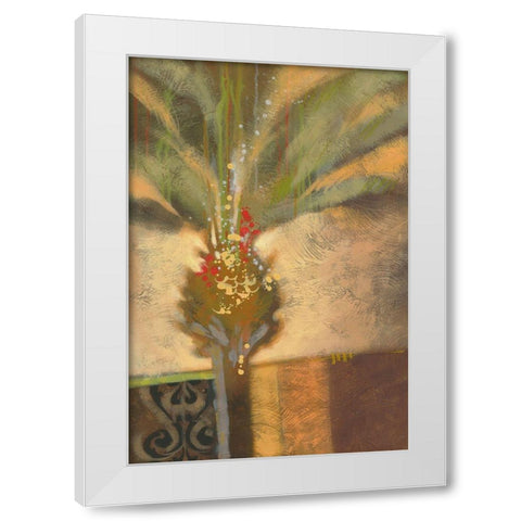 Artist Palm I White Modern Wood Framed Art Print by Scott