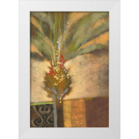 Artist Palm I White Modern Wood Framed Art Print by Scott
