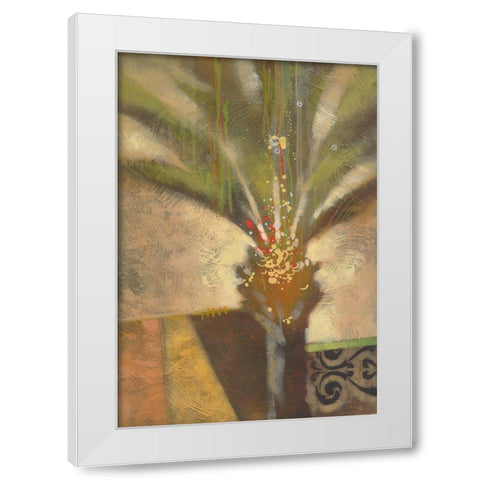 Artist Palm II White Modern Wood Framed Art Print by Scott