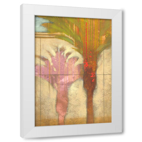 Tropical Express I White Modern Wood Framed Art Print by Scott