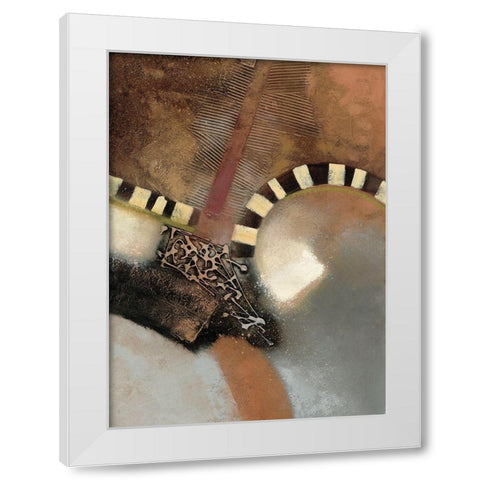 Ancient Landscape I White Modern Wood Framed Art Print by Scott