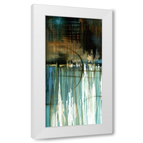 Lake Reflection I White Modern Wood Framed Art Print by Scott