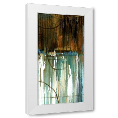 Lake Reflection II White Modern Wood Framed Art Print by Scott