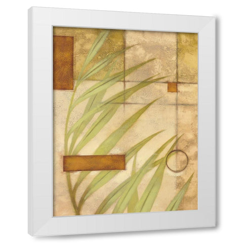 Leaf Graphic II White Modern Wood Framed Art Print by Scott