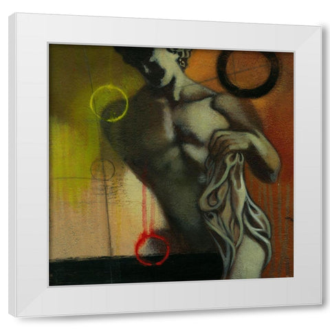 Romans I White Modern Wood Framed Art Print by Scott