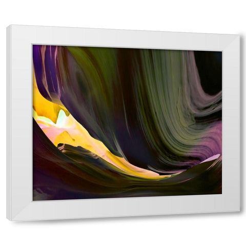 Arizona Rocks II White Modern Wood Framed Art Print by Tripp