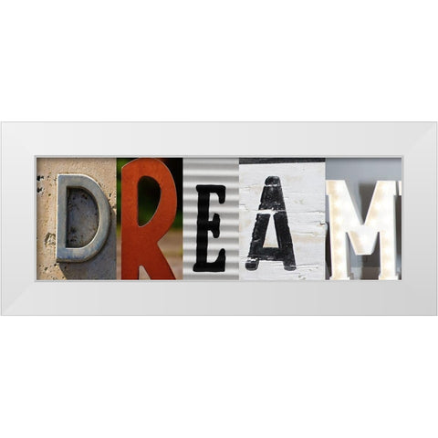 Dream White Modern Wood Framed Art Print by Phillip, Jamie