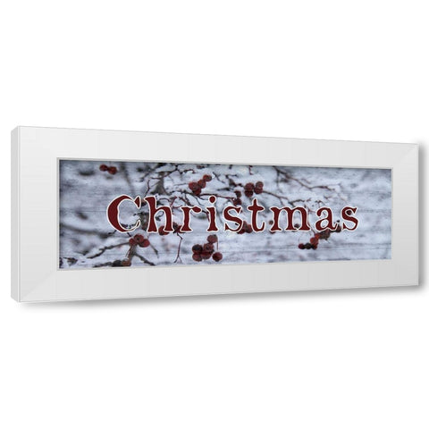 Christmas Snow White Modern Wood Framed Art Print by Phillip, Jamie