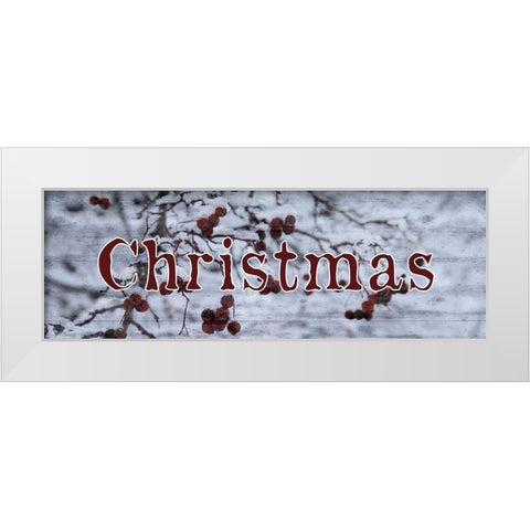 Christmas Snow White Modern Wood Framed Art Print by Phillip, Jamie