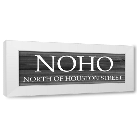 NOHO White Modern Wood Framed Art Print by Phillip, Jamie