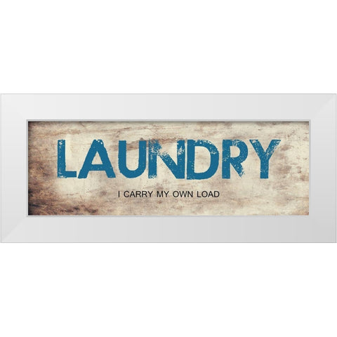 Laundry Load White Modern Wood Framed Art Print by Phillip, Jamie