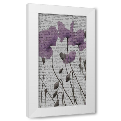 Floral Trend White Modern Wood Framed Art Print by Phillip, Jamie