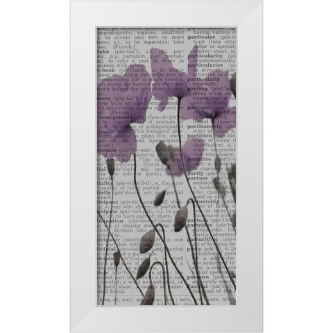 Floral Trend White Modern Wood Framed Art Print by Phillip, Jamie