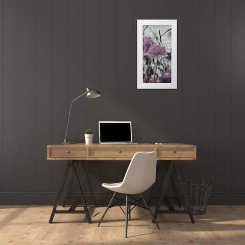 Floral Trend 2 White Modern Wood Framed Art Print by Phillip, Jamie