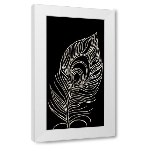 Bend White Modern Wood Framed Art Print by Phillip, Jamie