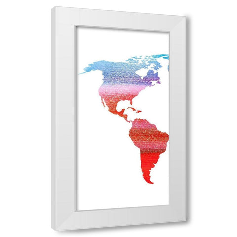 Travel White Modern Wood Framed Art Print by Phillip, Jamie