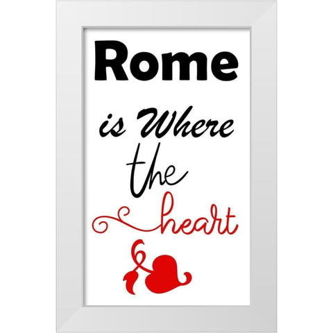 Rome 2 White Modern Wood Framed Art Print by Phillip, Jamie