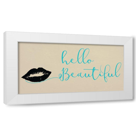 Beautiful White Modern Wood Framed Art Print by Phillip, Jamie
