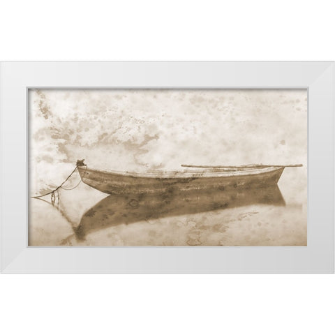 Rowing Dreams 3 White Modern Wood Framed Art Print by Phillip, Jamie