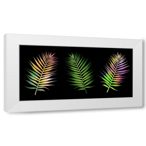 Bubbly Tropics 1 White Modern Wood Framed Art Print by Phillip, Jamie