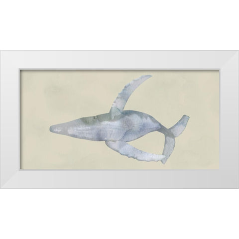 Whale Whale Whale 2 White Modern Wood Framed Art Print by Phillip, Jamie