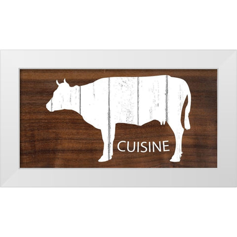 Cuisine White Modern Wood Framed Art Print by Phillip, Jamie