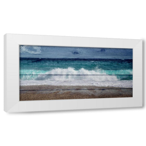 Ocean White Modern Wood Framed Art Print by Phillip, Jamie