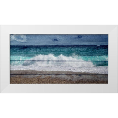 Ocean White Modern Wood Framed Art Print by Phillip, Jamie