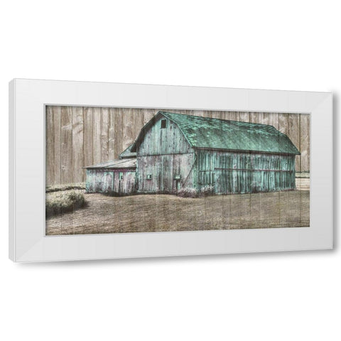 Barn Life White Modern Wood Framed Art Print by Phillip, Jamie