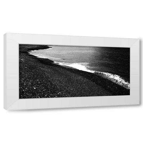 Bay White Modern Wood Framed Art Print by Phillip, Jamie