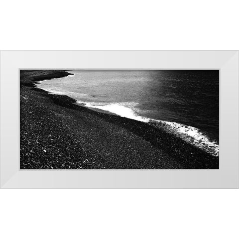 Bay White Modern Wood Framed Art Print by Phillip, Jamie