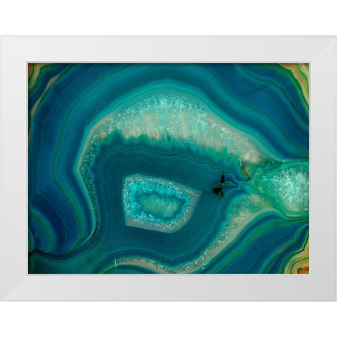 Mystical Rings White Modern Wood Framed Art Print by Phillip, Jamie