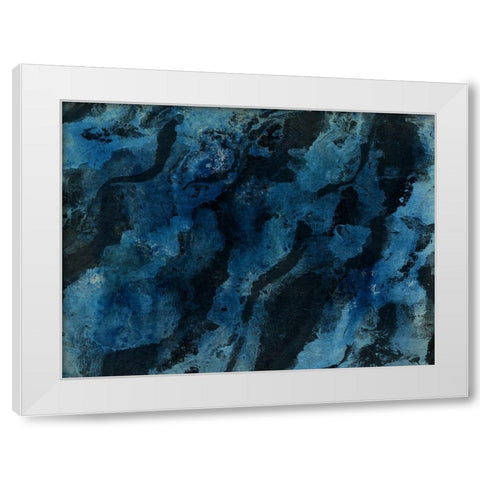 Abstract Unmuted White Modern Wood Framed Art Print by Phillip, Jamie