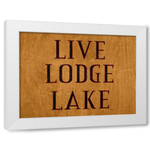 Lodge 2 White Modern Wood Framed Art Print by Phillip, Jamie