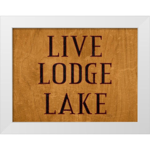 Lodge 2 White Modern Wood Framed Art Print by Phillip, Jamie