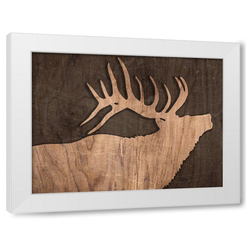 Lodge 4 White Modern Wood Framed Art Print by Phillip, Jamie