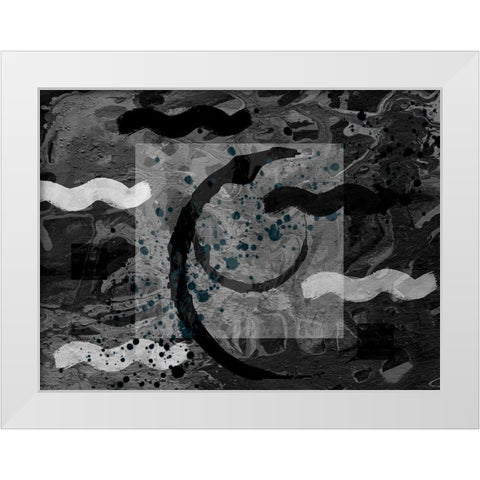 Lanskana White Modern Wood Framed Art Print by Phillip, Jamie