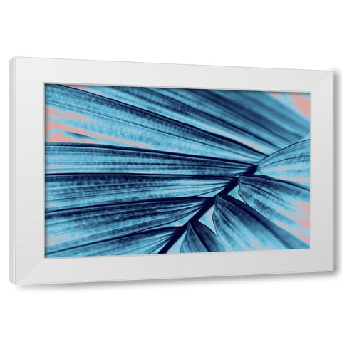 Palm Branch White Modern Wood Framed Art Print by Phillip, Jamie