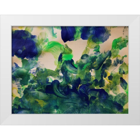 Yanny 2 White Modern Wood Framed Art Print by Phillip, Jamie