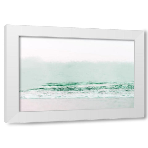 Ocean Thoughts White Modern Wood Framed Art Print by Phillip, Jamie