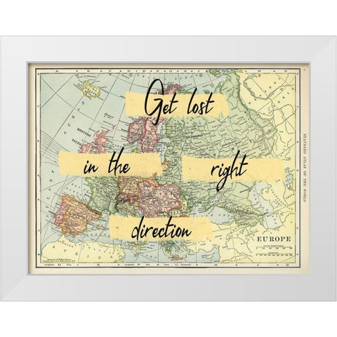 Europe Travels White Modern Wood Framed Art Print by Phillip, Jamie