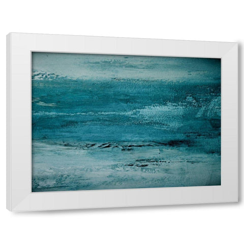 Oceans Deep White Modern Wood Framed Art Print by Phillip, Jamie
