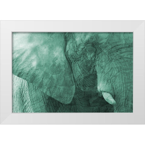 Jungle Abstract 2 White Modern Wood Framed Art Print by Phillip, Jamie