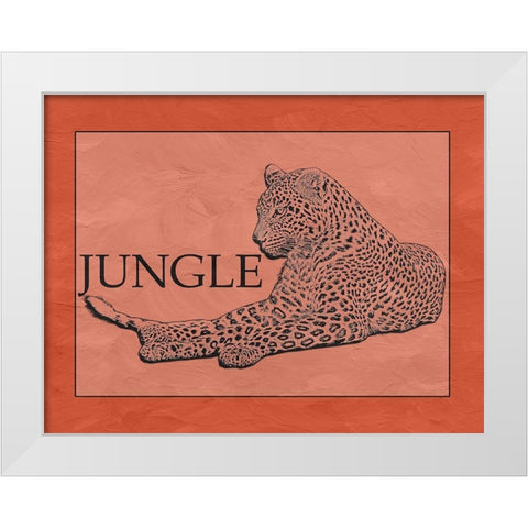 Wild Thing White Modern Wood Framed Art Print by Phillip, Jamie