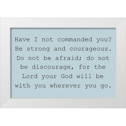 2 Brave White Modern Wood Framed Art Print by Phillip, Jamie